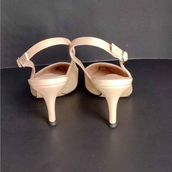 Joy in love Women's Black and Tan Slingback Heels size 8 brand new w/out box - Picture 4 of 6